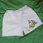 Golf Balls Men's White Personalized Boxer Shorts